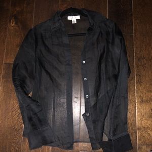 Sheer Button-up